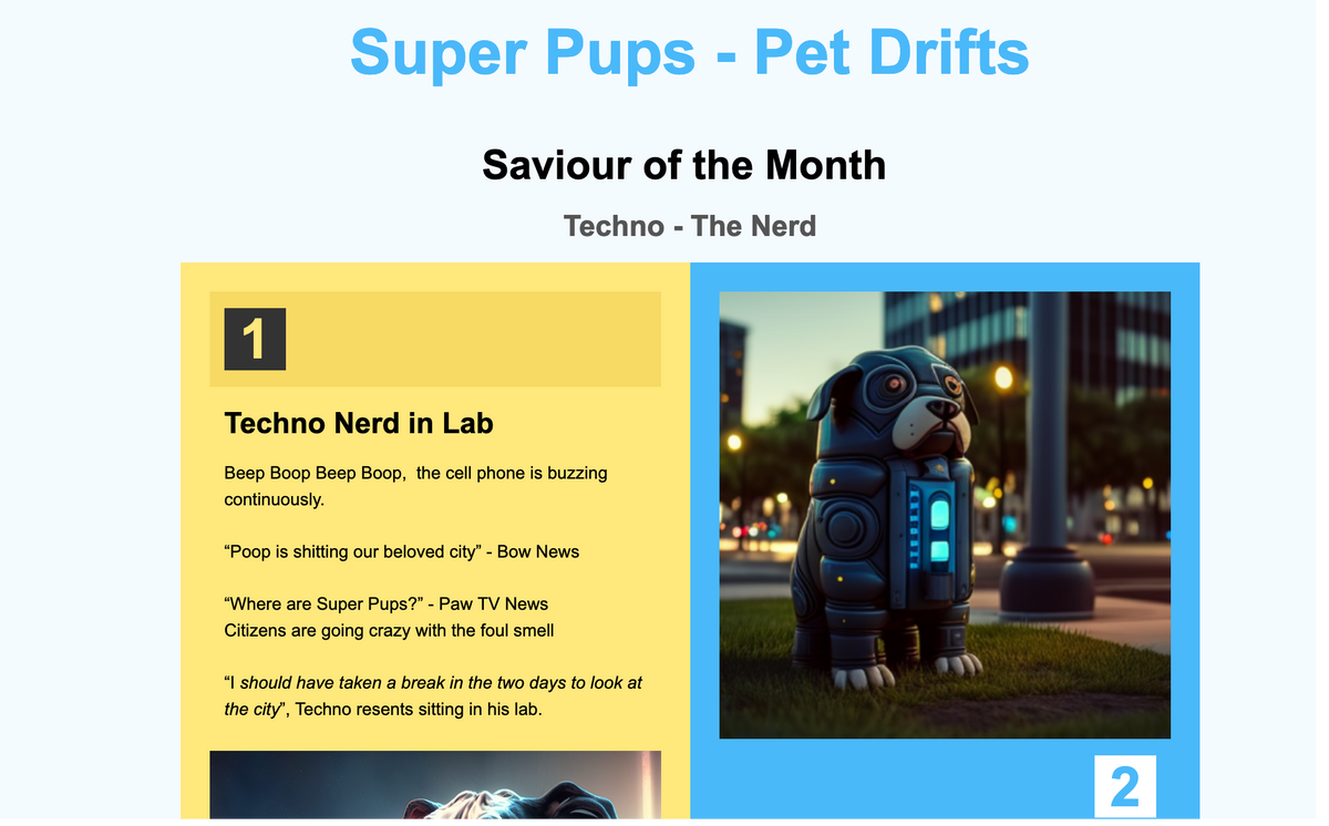 Super Pups Comic by PetDrifts - Review